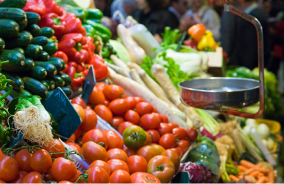 Vegatable Display | Boston Restaurant Group